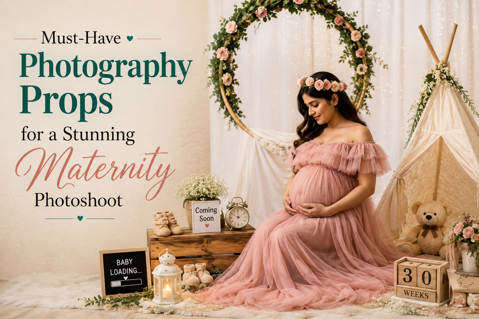 Must-Have Photography Props for a Stunning Maternity Photoshoot
