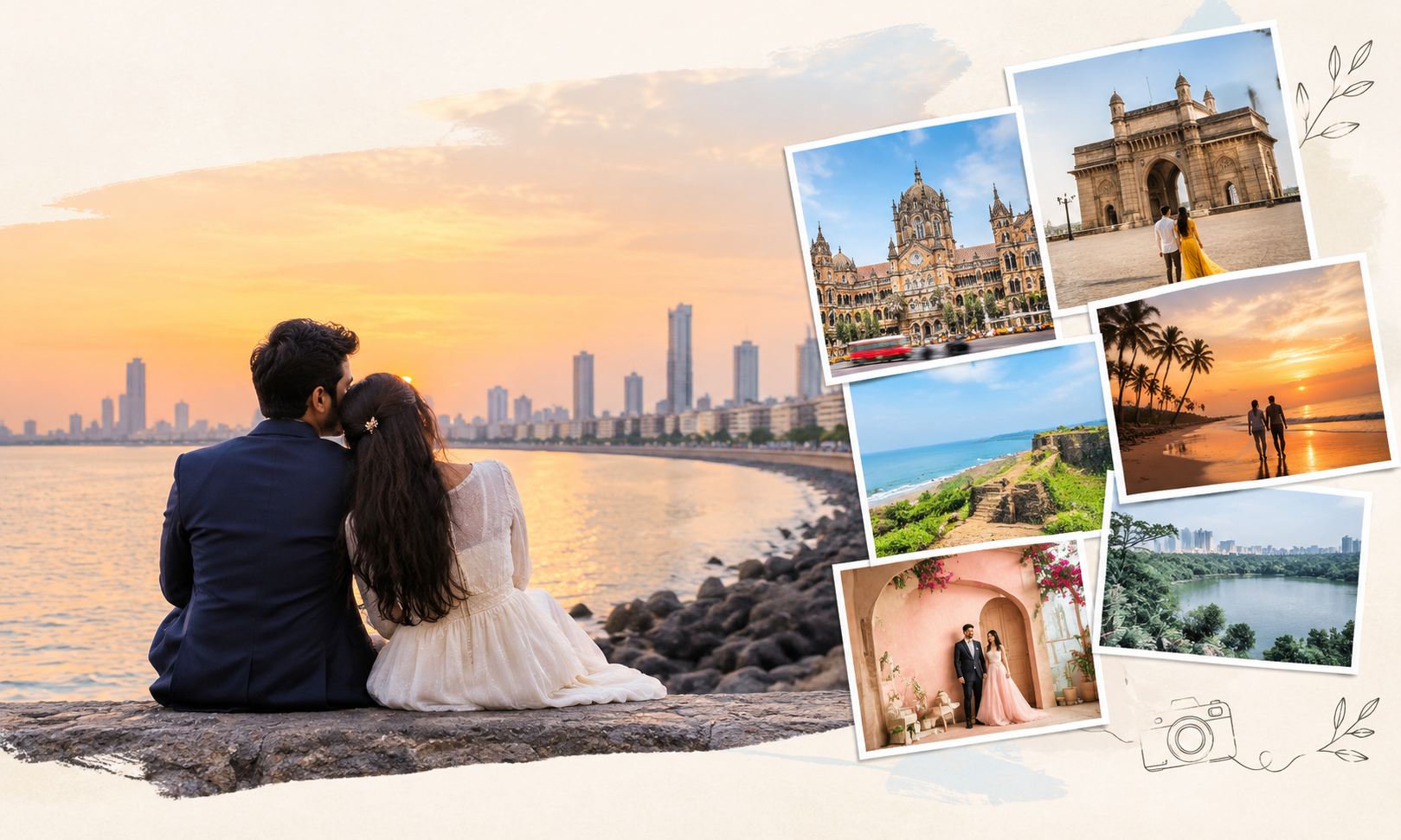 12 Best Pre Wedding Photoshoot Locations in Mumbai for Beautiful Couple Pictures